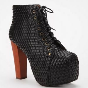 Jeffrey Campbell Lita Woven Black